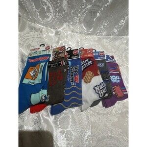 Socks Candy Pop Tarts/Nutter Butter /oreo/top Ramen/monopoly/tootsie Roll